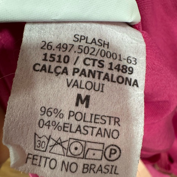 Splash Vibrant Pink Pants - Picture 7 of 11